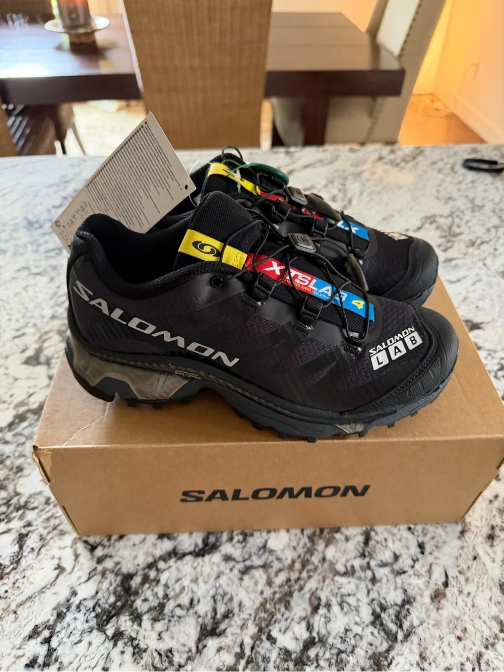 Salomon XT-4 Black Gore.TEX. Stockx authenticated.
